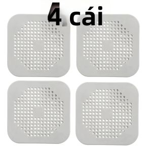 1/4 Cái Nút Thoát Nước Silicon Bắt Tóc Lọc Rác Bồn Rửa Nhà Bếp Lọc Nước Bồn Tắm - Phụ Kiện Nhà Tắm & Nhà Bếp
