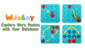 Educational Board Puzzle Game Road Builder Toys Montessori Educational Smart STEM Puzzles Game for Kids