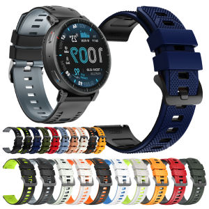 22mm Silicone Wrist Strap For Huami Amazfit Active Max 48mm Sports Band For Amazfit GTR 4 3 2e BIP 5 6 BALANCE 2 Bracelet Correa