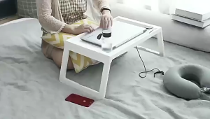 MYM HOME โต๊ะพับเล็ก โต๊ะขนาดเล็ก โต๊ะคอมพิวเตอร์ โต๊ะพับริมหน้าต่าง สไตล์เรียบง่าย ขาพับเก็บได้ นั่งพื้น