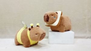 Boneka Capybara Roti Satnding Animal Capybara Bulu Rassel 14