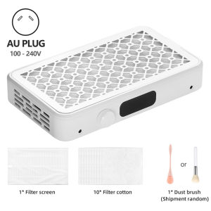Foreverlily | 2500/2800/3000/3300/3500rpm Speed Adjustable Brushless Nail Dust Collector Powerful Twin Turbo Vacuum Nail Dust Extractor