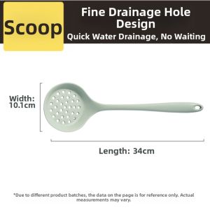 COOKER KING | Silicone Cooking Spatula Non-Stick Pan Set