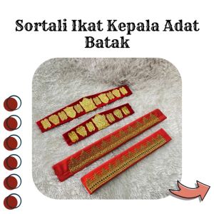 Ikat Kepala - Sortali Batak - Aksesoris Kepala Adat Batak / P N