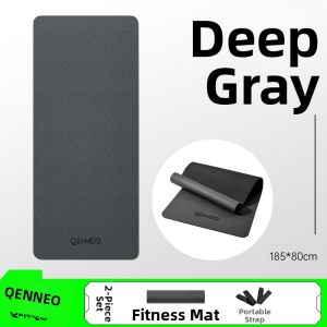Mens Anti-slip Shock Absorption Quiet Yoga Mat