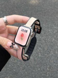 XUEZHANGJIA | Magnetic Silicone Leather Watch Band