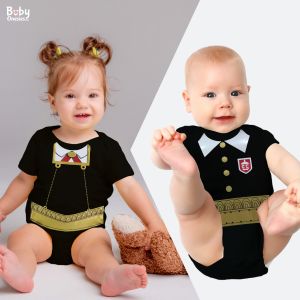 Baby Onesies PH: Anime Baby Costume SpyX Family Anya Forger Damian Desmond 0-12 Months Cotton Baby Boy Girl Bodysuit