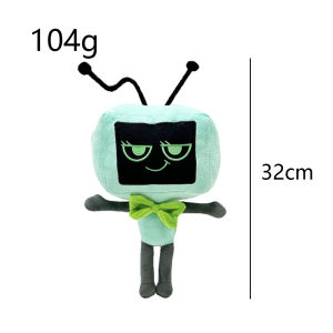 Dandys World Plush Game Green Robot Toy Doll