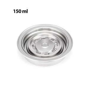 40/80/150ML Stainless Steel Reusable Coffee Capsule Adapter for Vertuo Next POP Converts NS Pod to VertuoLine Capsule Compatible
