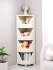 3/4 Tier Multifunction Storage Trolley Rack Food Rack Shelf Kitchen Storage Trolley With Wheels