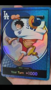 Bandai | Homemade Proxy English One Piece Night DON!! Card Promo DIY EB02-010 Baseball Series Game Collection Card Toy