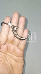 KALUNG TALI LIONTIN BESI & KALUNG PRIA TALI KUR HITAM