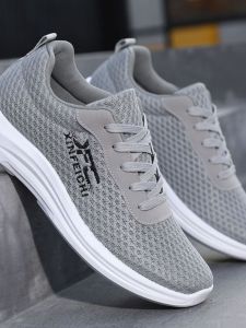 Giày Chạy Bộ Nam Mùa Hè 2023 Mới Chống Trượt Chống Mài Mòn Thoáng Khí Thoải Mái Lưới Dệt Máy Đế Mềm