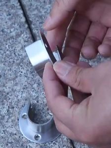 BLINGOO Stainless Steel Flange Rod Hanger UShaped Rod Supports Pole Sockets Wardrobe ClosetRod Bracket Rust resistantRod