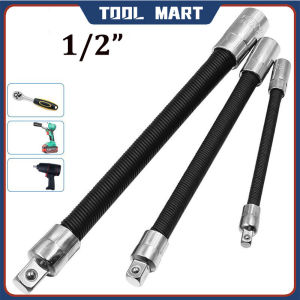 1/2 Electric Socket Wrench Spring Extension Rod Universal Flexible Shaft Fast Ratchet Wrench Connecting Rod