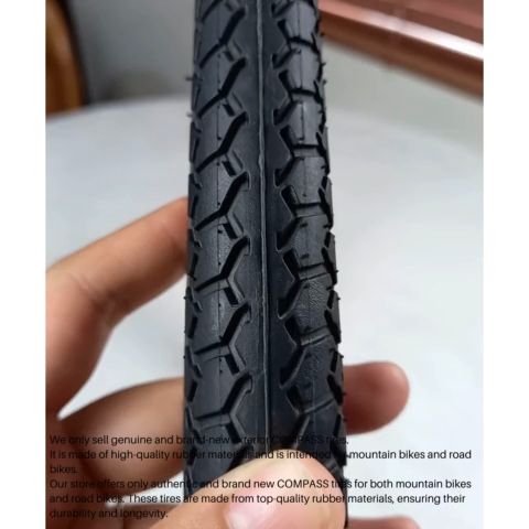 COMPASS 27 X 3/8 B003 BICYCLE TIRES EXTERIOR FOR MOUNTAIN BIKE