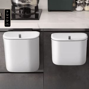 Thùng đựng rác nhà bếp treo cửa FEEKA có nắp sang trọng thùng rác treo tủ bếp mini cỡ lớn nhỏ dễ thương