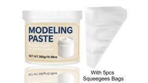 Acrylic Molding Paste: 3D Texture for Canvas & Wood. For Art & Crafts Mixable with Acrylic Paint Quick-Drying & Crack-Resistant
