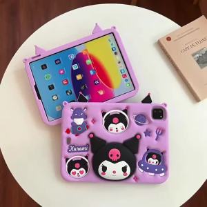 Sanrio | Kuromi Stand Case for Xiaomi 5 6Pro 11inch Cartoon Case Pad Pro Shockproof Cover Redmi Pad SE 11in Tablet Case Cover Kids Gift