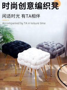 Luxurious Vanity Chair Womens Special Makeup Bench Bedroom Home Use Vanity Stool Customizable Cream Style Furniture