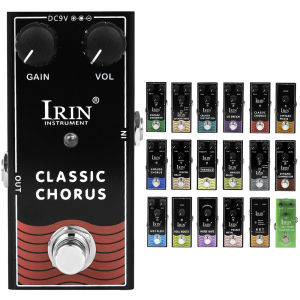 IRIN | Mini Electric Guitar Effect Pedal True Bypass Analog Delay Tremolo Classic Chorus Guitar Accessories Single Pedal