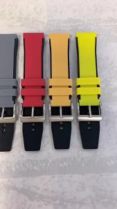 20/22/24/26mm Colorblocking Silicone Strap for Seiko/Omega/Huawei Diving Watch Men Women Casual Sports Replacement Watch Bands