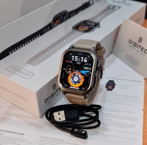 Jam Tangan Digitec Smartwatch Forfit Tali Silicon Original