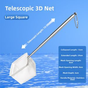 CHONGXIAOSHUAI | Stainless Steel Extendable Dense Fish Net