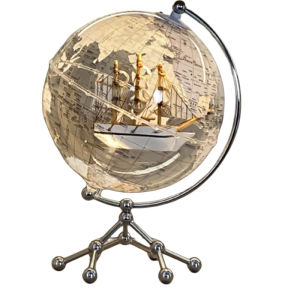 MINGZHUO | Transparent Globe Decorative Lamp for Living Room Bedroom and Home Decor