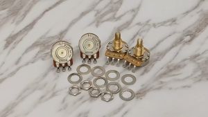 Potensio Gitar Timbre Volume Sensitivitas Tinggi 15 /19mm Panel Guitars 250 /500k