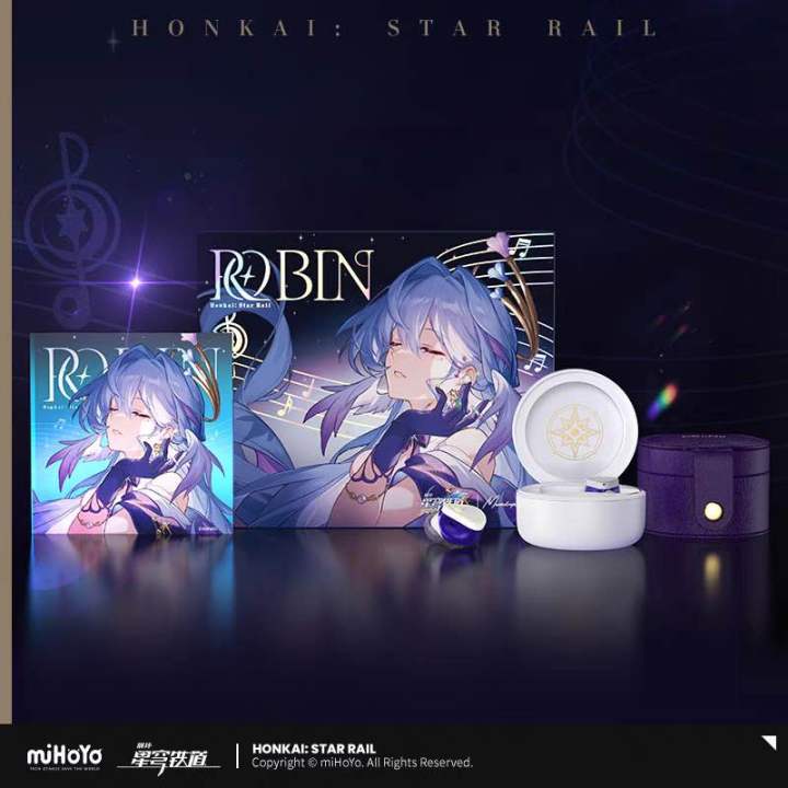 Robin Earphone Mihoyo x Moondrop Wireless Headphone Honkai Star Rail หู ...