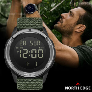 North EDGE TERRAX Outdoor Sports Watch 50M Waterproof Night Light Calendar Stopwatch Lightweight Fashion Mens Electronic Watch