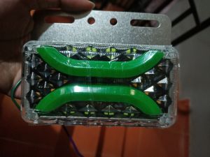 lampu LED bak variasi samping mobil truk 24 volt tanduk banteng