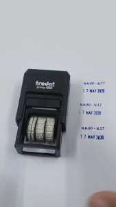 ตรายางหมึกในตัว ตรายาง รุ่น 4850 ตรายางปั๊มข้อความ+วันที่ ยางพาราแท้ (ทักแชทก่อนสั่งซื้อ)