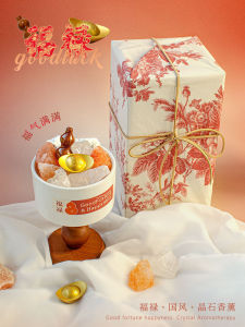 Fulu Crystal Aromatherapy Diffuser Stone Fire-Free Aromatherapy Gift Set Bedroom Home Decor Luxury Quality Chinese Style