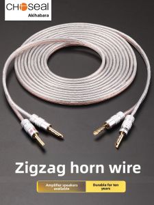 Choseal | Dây Cáp Âm Thanh Gợn Sóng cho Loa Chính và Loa Sub M200MKII