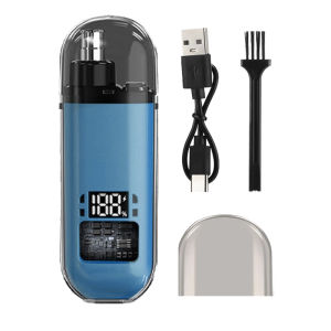RESUXI | Rechargeable Electric Nose Hair Trimmer Portable Mini Pocket Nose Ears Hair Eyebrow Trimmer Painless Clipper ﻿for Men