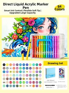 Touch mark | Student Use Non-Bleed Stackable Flexible Tip Marker Watercolor Pen