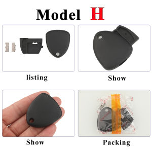 jingyuqin 1/5/10Pcs Universal Transponder Car Key Handle Fob Shell Case For KeyDiy KD Xhorse VVDI JMD Key Blade Head Housing