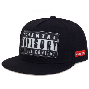 Trendy flat edged baseball cap couple style ADV cap trendy offset printed street cap letter sunshade cap