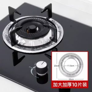 Thickened Aluminum Foil Pad Kitchen Gas Stove Universal Protection Sticker Square Stove Cover Oil-Proof Mat