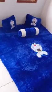 CS Kasur Lantai Karakter Bulu Rasfur Matras NON Led Karakter 1 set Terlaris 120cmx170cmx2cm