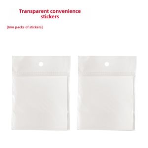 Transparent Sticky Notes Strong Adhesive Cute Student Notebook Invisible Label Paper Can Be Stuck And Marked Love Beauty