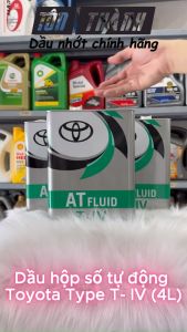 [HÀNG CHÍNH HÃNG] Dầu nhớt hộp số tự động Type T-IV dùng cho xe Toyota Innova Fortuner Lancruiser (Mã: 0888681015) 4 lít