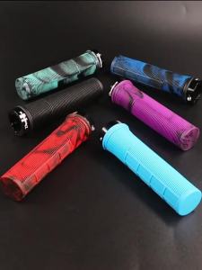 Deemount TPR Chống Trượt Tay Lái Xe Đạp Tay Cầm Thoải Mái Giảm Chấn MTB Đi Xe Đạp Tay Thanh Chống Nặng Tay Cầm 13Cm Hợp Kim Cao Su