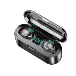 New Universal Bluetooth Earphone Bluetooth Headset M10 Huaqiang North Headset HiFi Sound Quality F9 Large Screen Digital Display Wireless Headset Sports Running Earphone Office Headset