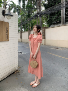 NIHAOKANONG | Đầm Nữ Mùa Hè Tay Bồng Elegance