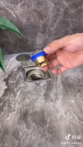 Brass Floor Drain With Odor Trap Floor Drain Odor Stopper Anti-Insect Anti Odor Floor Drain