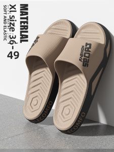 MONLEYTA | German Mens Slippers Home Bathroom Use Summer Outdoor Wear Thick Bottom Bath Slippers Anti-Odor Non-Slip Slip-On Sandals