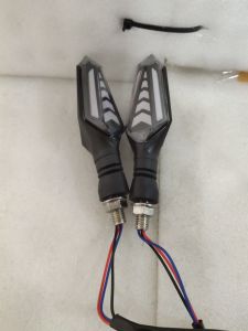 Lampu Sein LED 2 Sisi Sen Motor Universal Running Kuning & DRL - D251